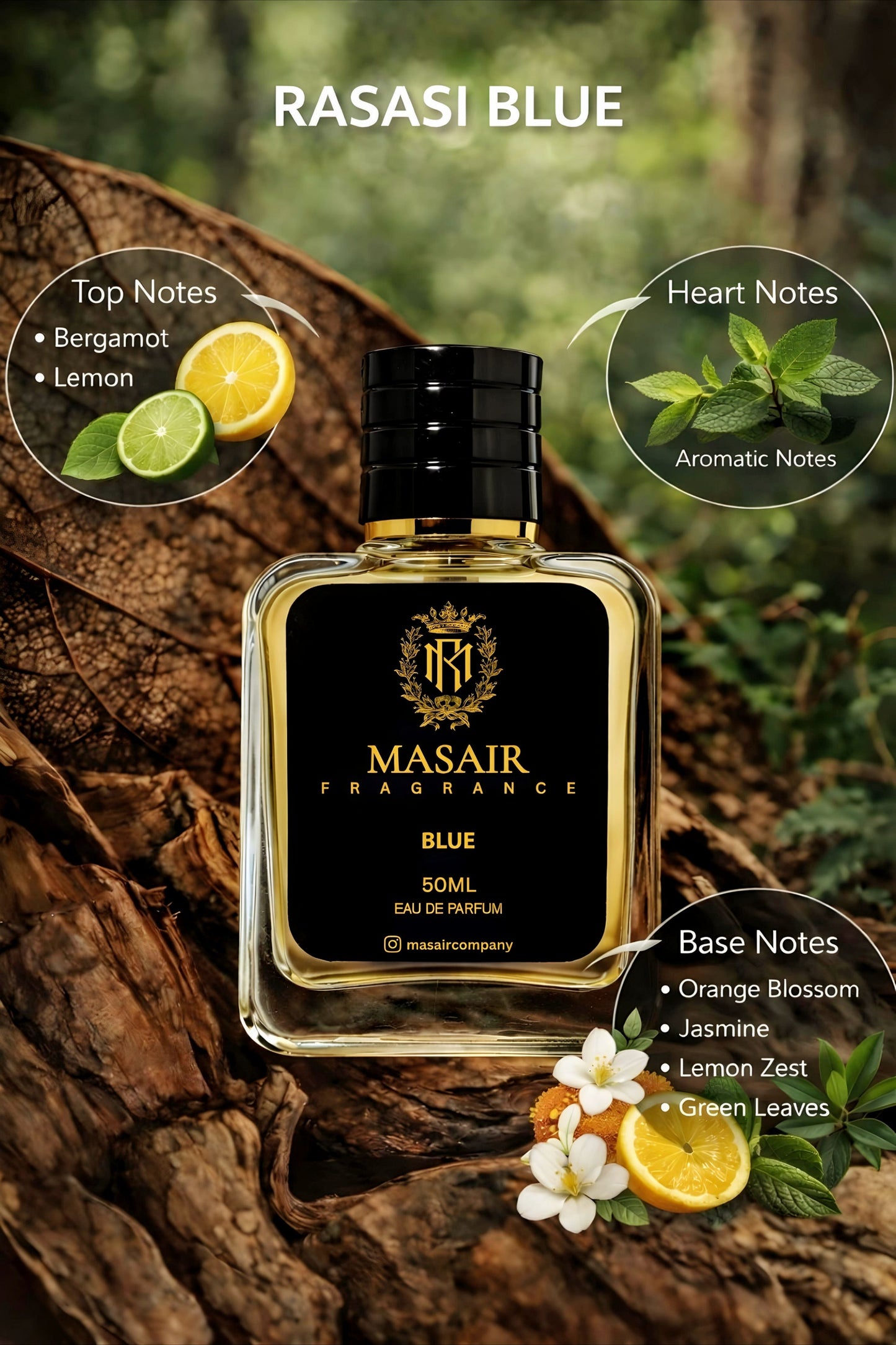 Rasasi Blue for Men – Eau de Parfum