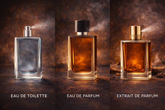 Eau de Parfum vs Eau de Toilette vs Extrait